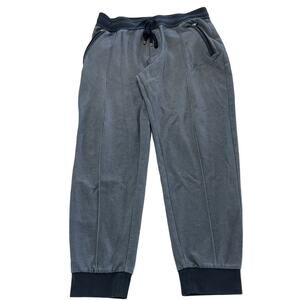 Hugo Boss Pants Mens X Large Grey Black Track Joggers Sweatpants Cotton